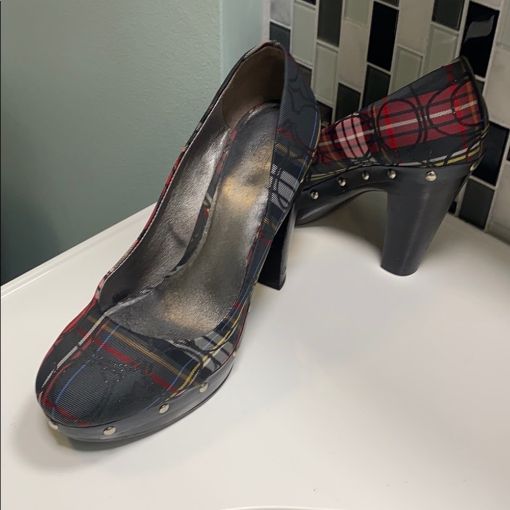 Coach clog heel shoes